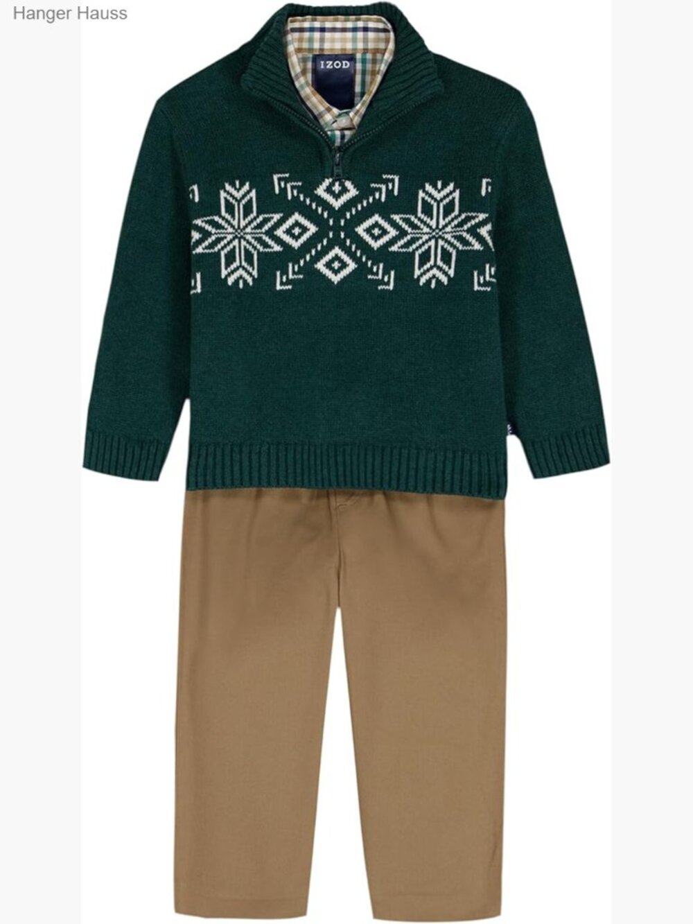 Boys 3-Piece Sweater Dress Shirt and Pants Set